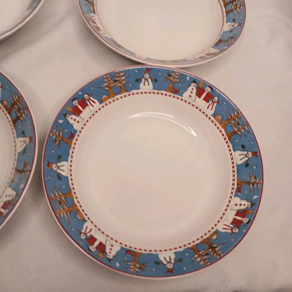4 Coupe Soup Bowls Debbie Mumm Sakura 7
